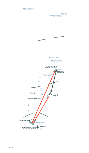 cliccare per ingrandire la mappa di Tonga